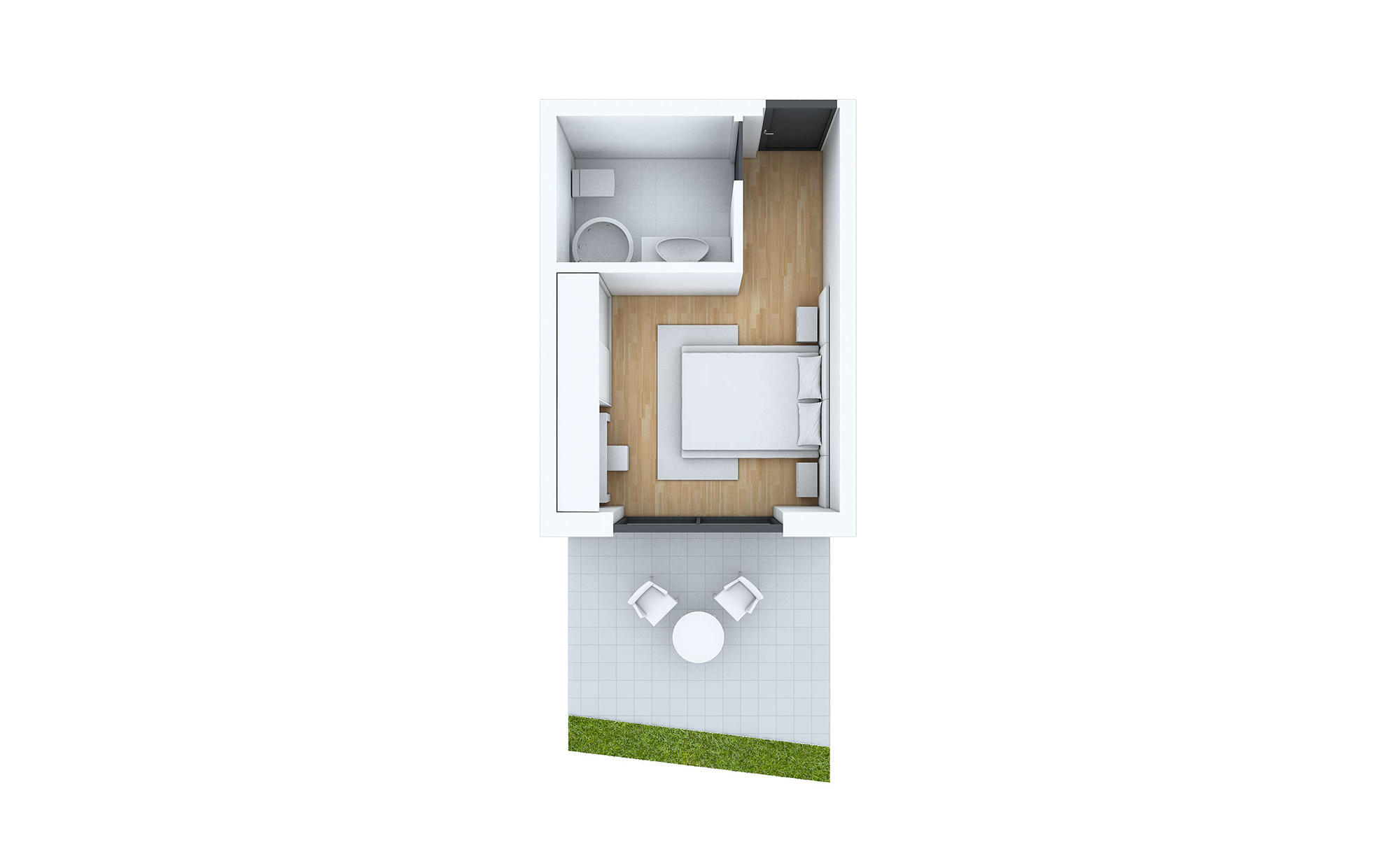 Floor plan Double Room - D2